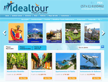 Tablet Screenshot of idealtourltda.com